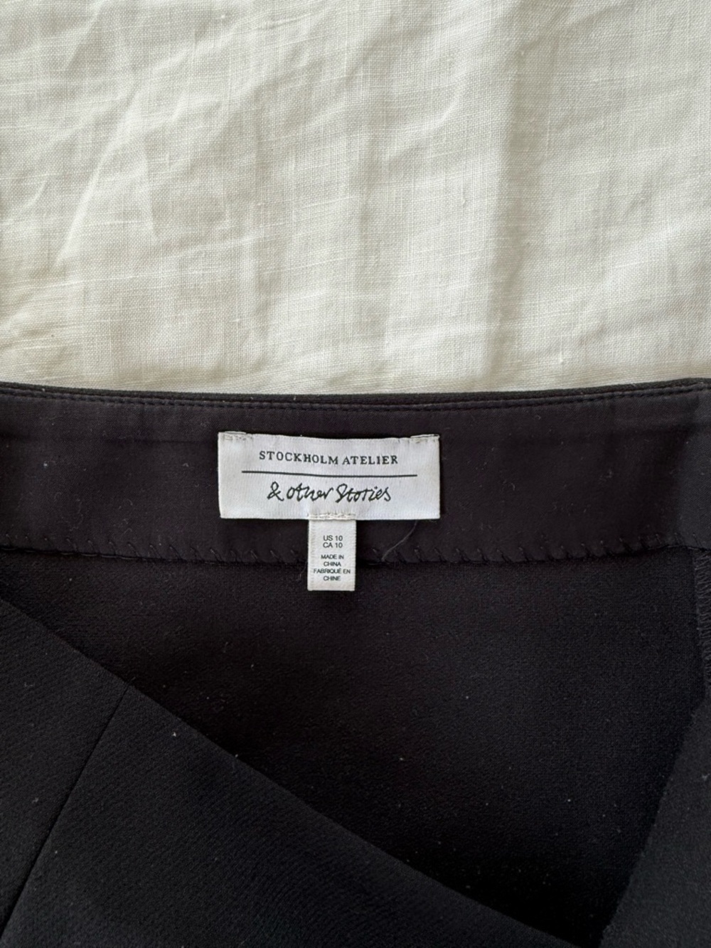 & Other Stories Black Stockholm Atelier Top